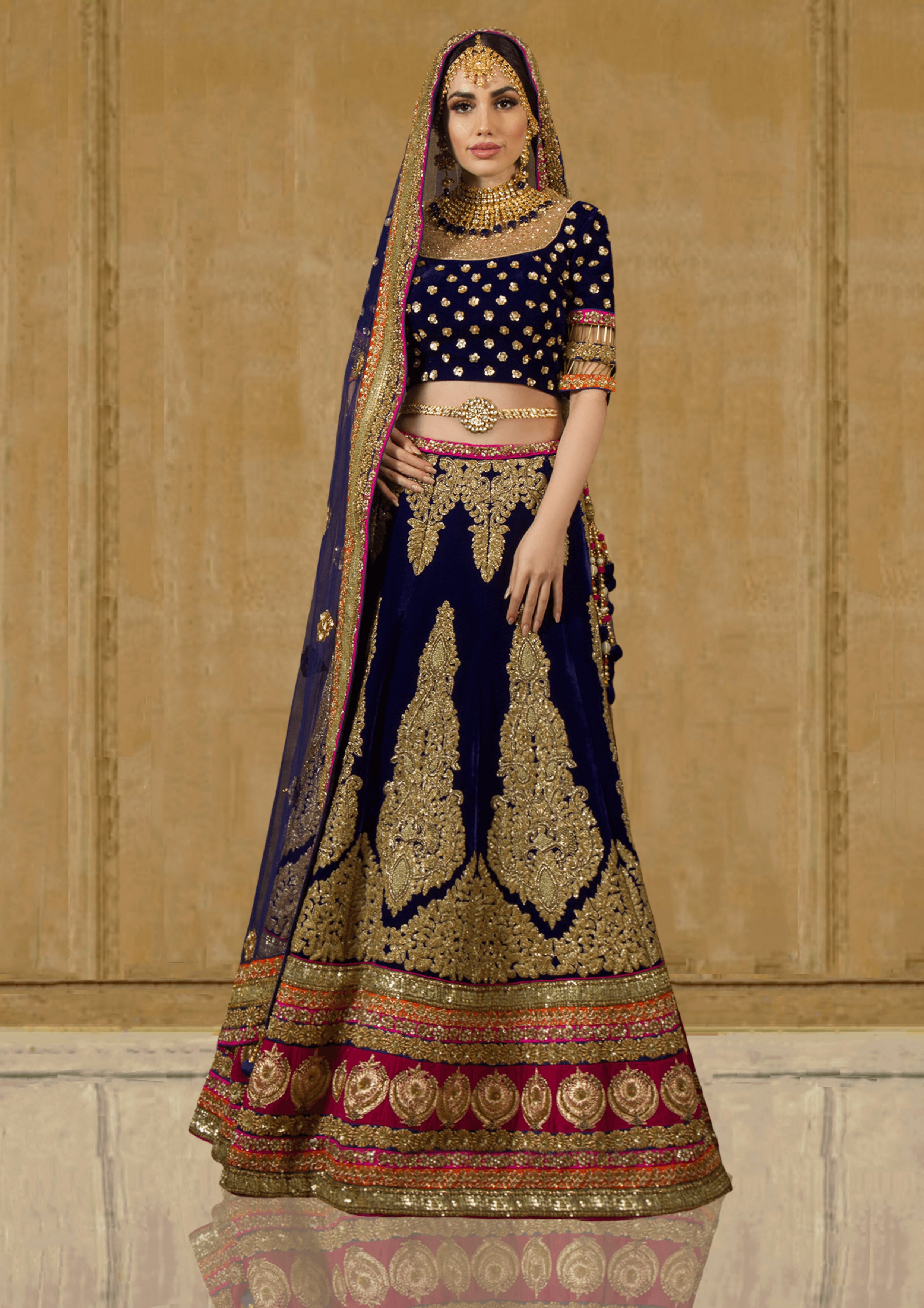 Purple and Pink Zardosi Work Net Wedding Chaniya Choli 27459 | Wedding  chaniya choli, Indian bridal outfits, Dress designs for girls